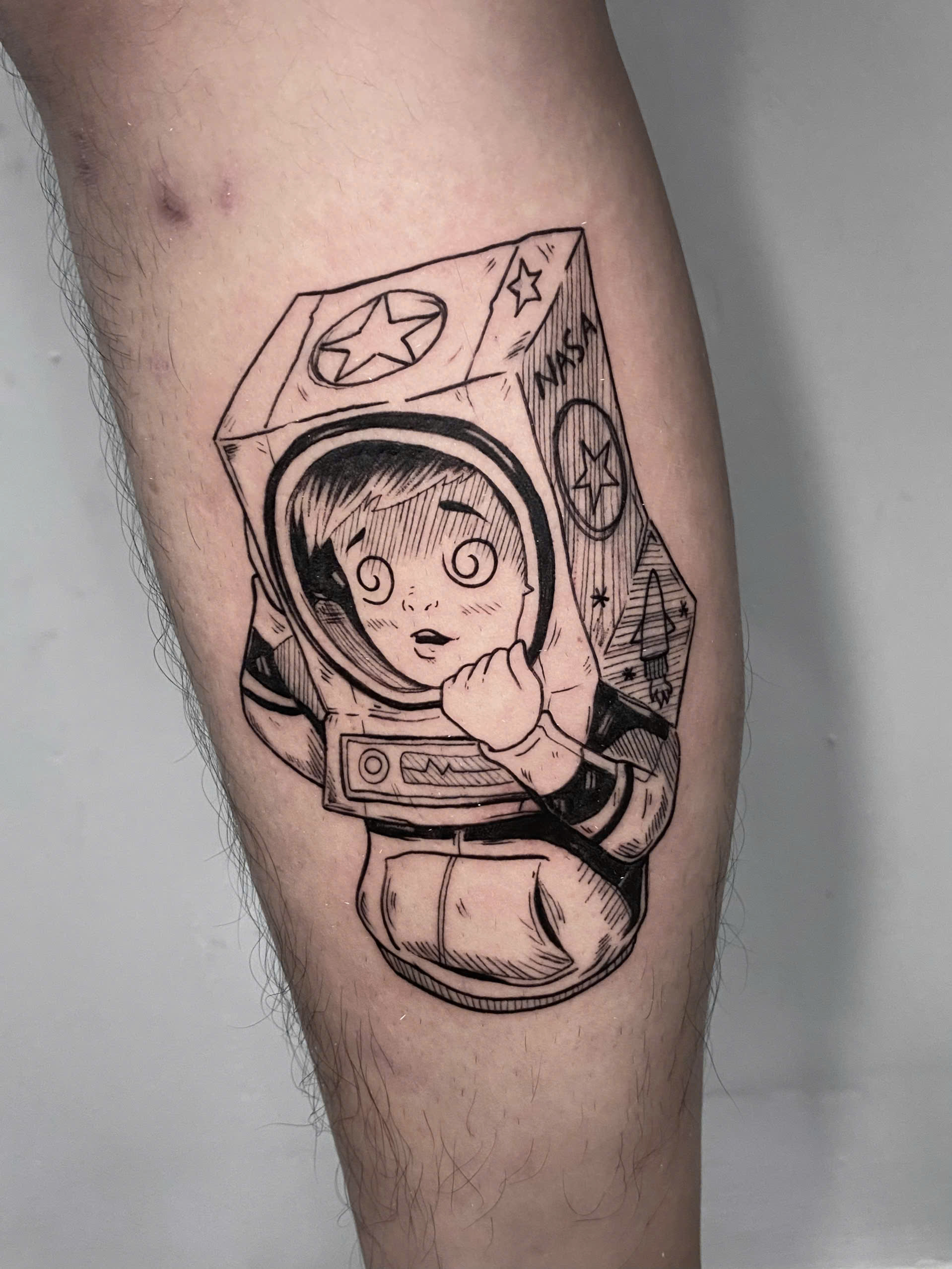 BLACK AND GREY tattoo